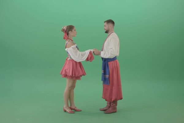 Ukraine Hopak Dance Green Screen Video