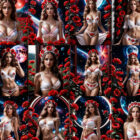 Ukraine-Elegance Woman Girl AI Generated Images Stock Photos