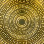 golden Greek symbols