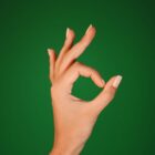 Hand Signs stock photo collection green screen