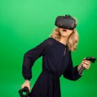 VR People Stock photos green screen