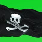 Jolly Roger flag video
