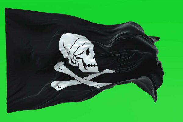pirate flag video footage